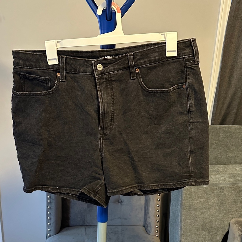Old Navy Charcoal Denim Shorts